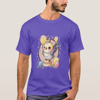 Camiseta Chica de Fiesta de  de Parrot Birdheme de Cockatie