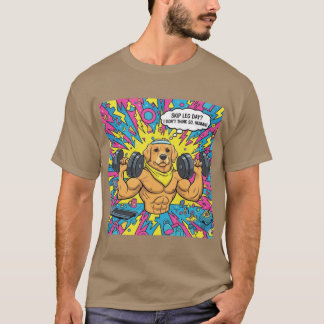 Camiseta Chica de fitness divertida modo de ejercicio meme