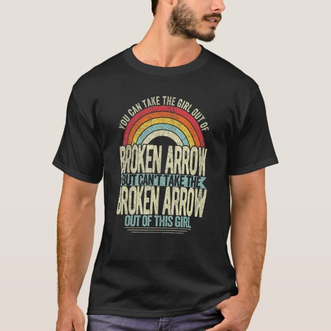 Camiseta Chica De Flecha Rota Oklahoma Hometown Br (Anverso)