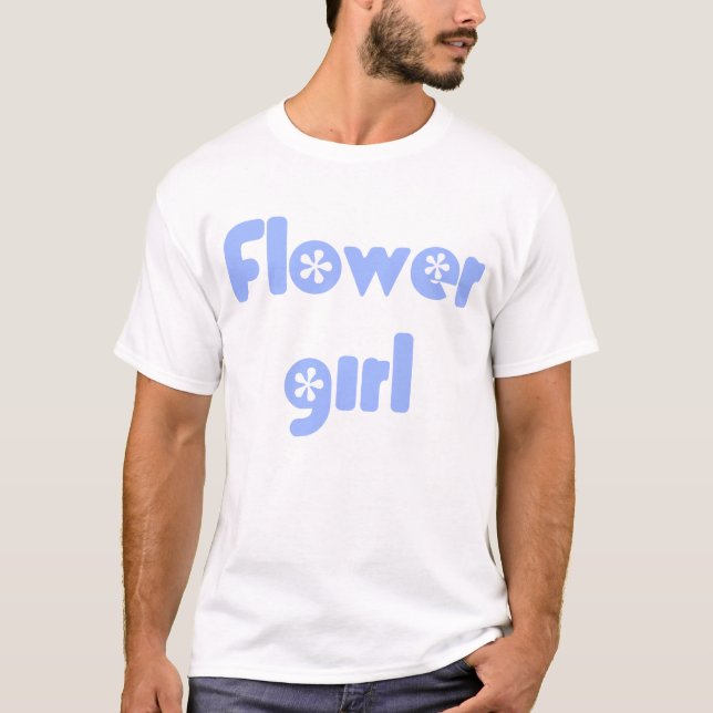 Camiseta chica de flores (Anverso)
