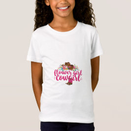 Camiseta Chica de flores Cowgirl T-Shirt