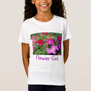 Camiseta Chica de flores Peonies