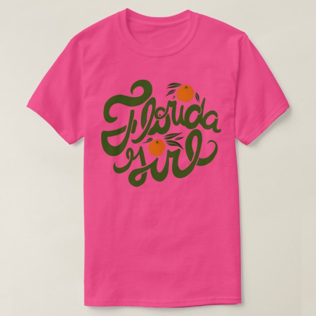 Camiseta Chica de Florida (Diseño del anverso)