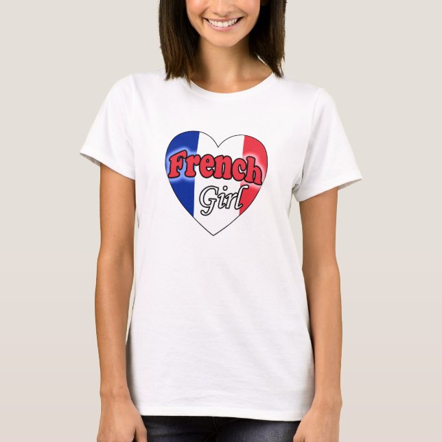 Camiseta Chica de Francia (Anverso)