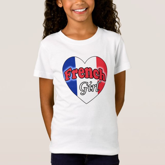 Camiseta Chica de Francia (Anverso)