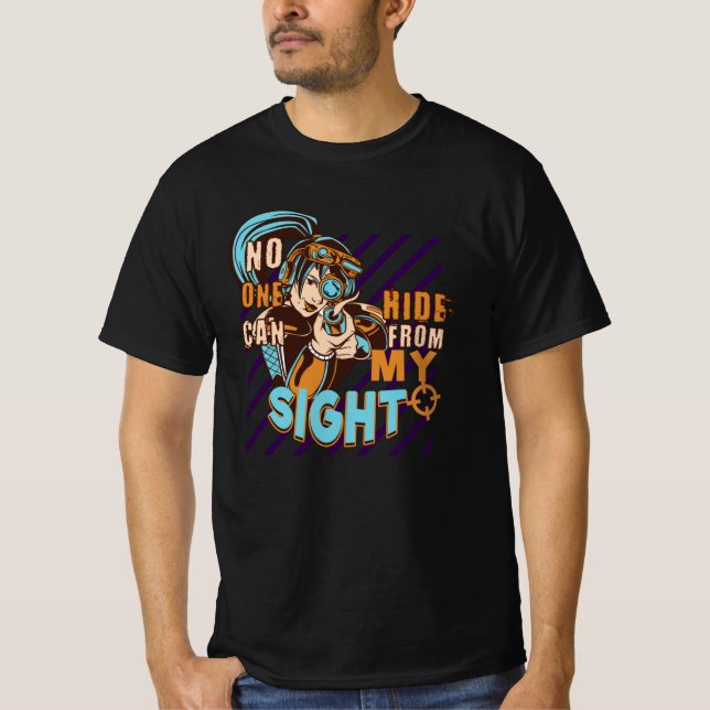 Camiseta Chica de francotirador (Anverso)