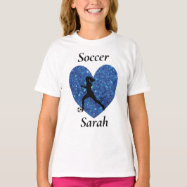 Camiseta Chica de fútbol, Chica de fútbol de nombre persona