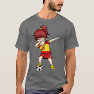 Camiseta Chica de Fútbol Dabbing España Fútbol España Jerse