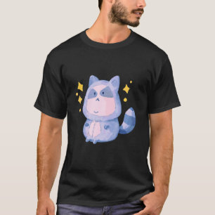 Camiseta Chica de gafas de centeno de conejo fresco feliz