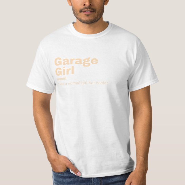 Camiseta Chica de Garaje - Garaje  (Anverso)