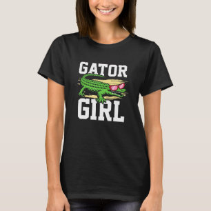 Camiseta Chica de gator para hombres mujeres cocodrilo