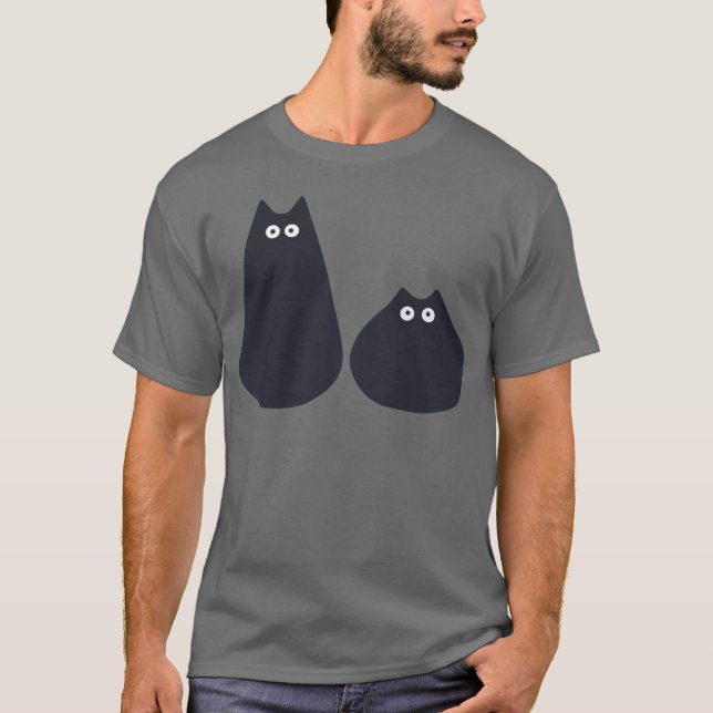 Camiseta Chica de gatos raros (Anverso)