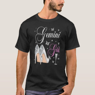 Camiseta Chica de Gemini May June Birday Party Zodiac High 