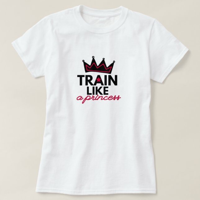Camiseta chica de gimnasia (Diseño del anverso)