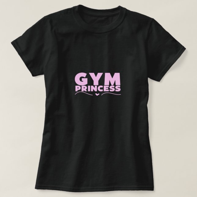 Camiseta chica de gimnasia (Diseño del anverso)