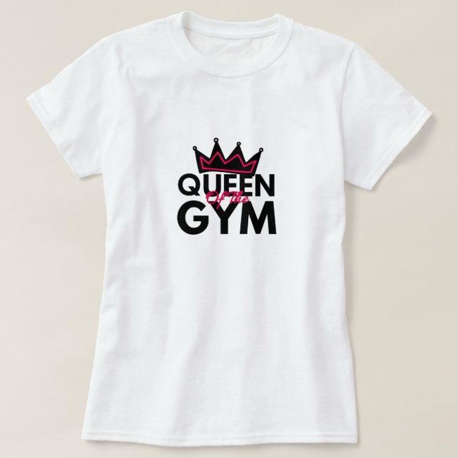 Camiseta chica de gimnasia (Diseño del anverso)