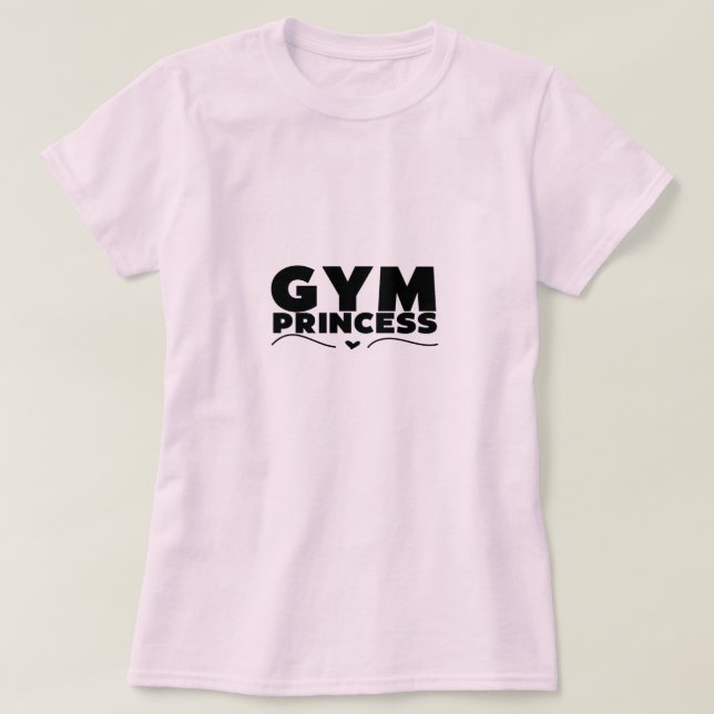 Camiseta chica de gimnasia (Diseño del anverso)