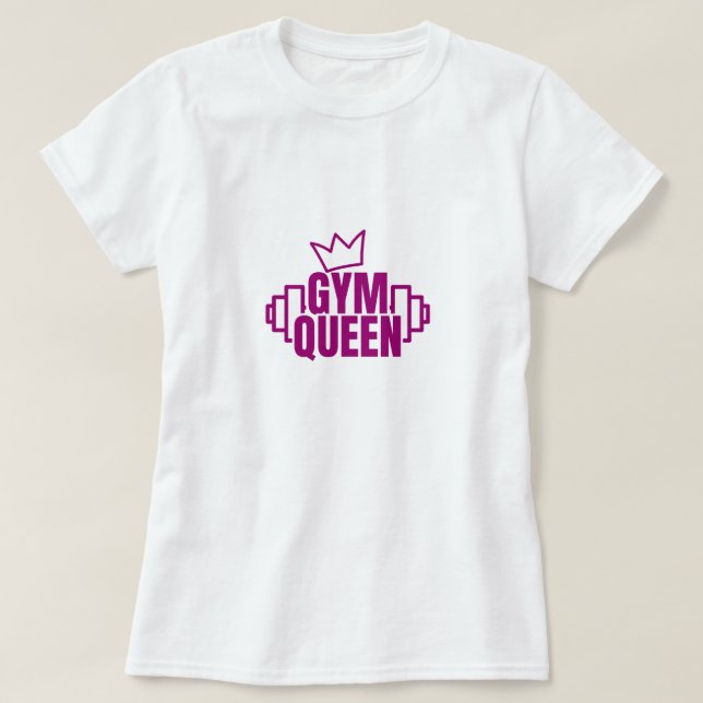 Camiseta chica de gimnasia (Diseño del anverso)