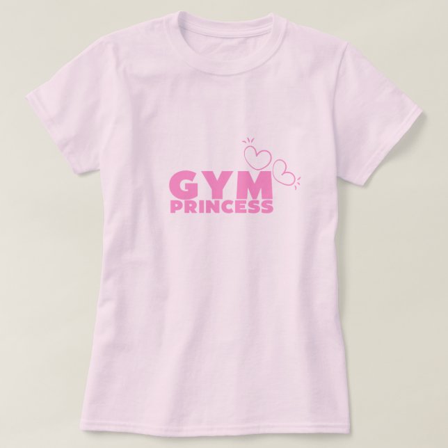 Camiseta chica de gimnasia (Diseño del anverso)