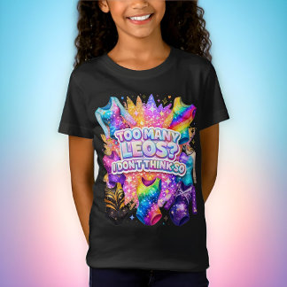 Camiseta ¿Chica de Gimnasia Demasiados Leotardos? No lo Cre