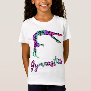 Camiseta Chica de Gimnasia Salvaje Gimnasia de impresión