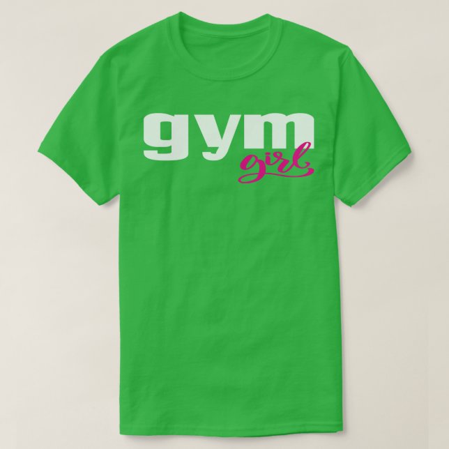 Camiseta Chica de gimnasio (Diseño del anverso)