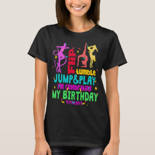Camiseta Chica de gimnastas coloridas Gimnasia cumpleaños