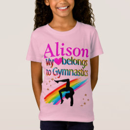 CAMISETA CHICA DE GIMNASTICA PERSONALIZADA T SHIRT