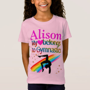 CAMISETA CHICA DE GIMNASTICA PERSONALIZADA T SHIRT