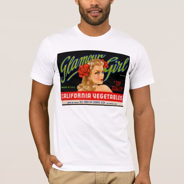 Camiseta Chica de glamour (Anverso)