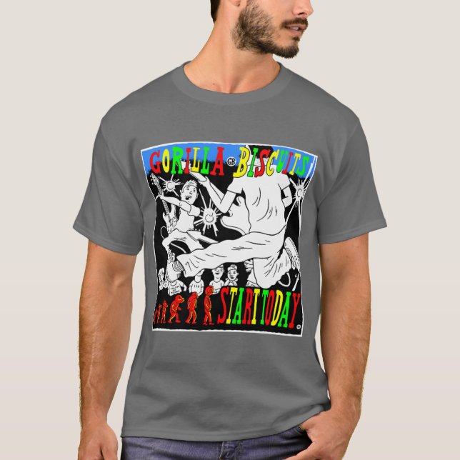 Camiseta Chica de Gorilla Biscuits (Anverso)