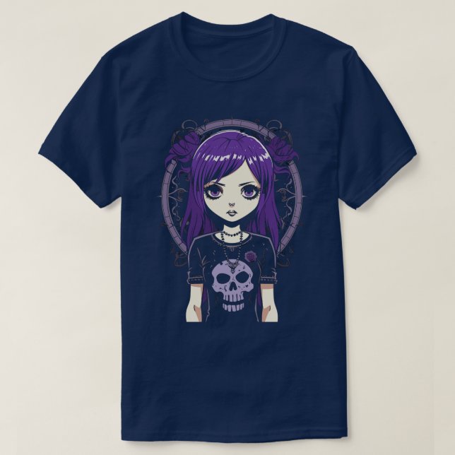Camiseta Chica de Gótico Guay Kawaii 2 (Diseño del anverso)