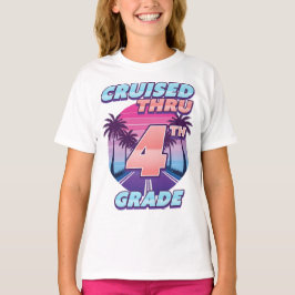 Camiseta Chica de Graduación en Curso de 4º Grado
