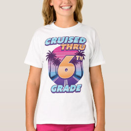 Camiseta Chica de Graduación en Curso de 6º Grado