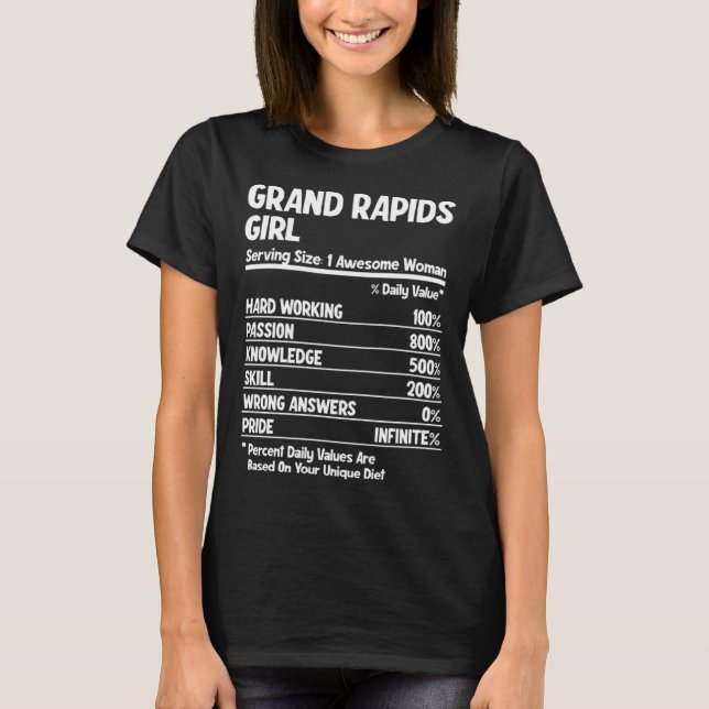 Camiseta Chica de Grand Rapids (Anverso)