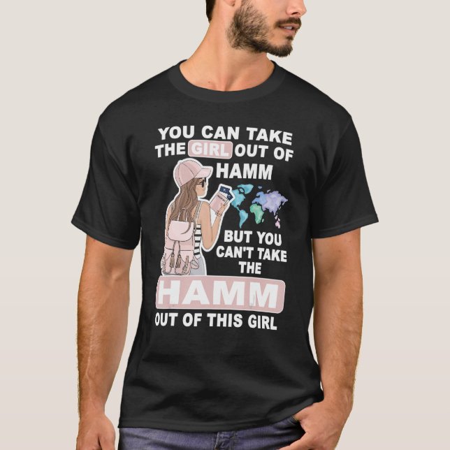Camiseta Chica de Guay de la ciudad de Hamm - Chica Orgullo (Anverso)