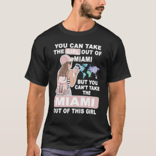Camiseta Chica de Guay de Miami City orgulloso Chica de Mia