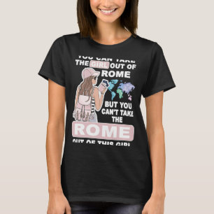 Camiseta Chica de Guay de Roma Orgulloso Chica de Roma