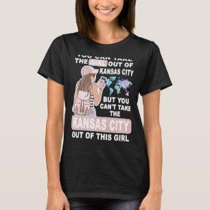 Camiseta Chica de Guay en Kansas City Orgulloso Gir de Kans