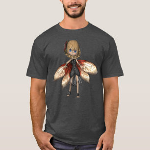 Camiseta Chica de hadas aladas estilo anime