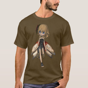 Camiseta Chica de hadas aladas estilo anime