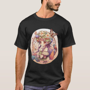 Camiseta Chica de hadas Cottagecore Fantasy Goblincore Fore