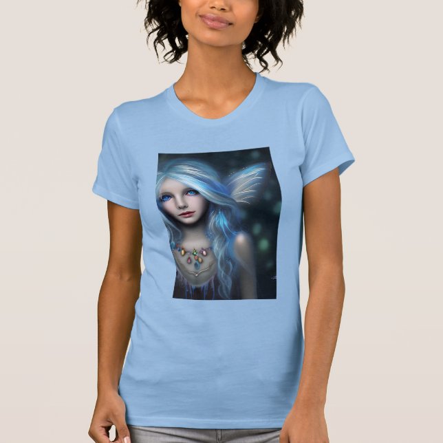 Camiseta Chica de hadas místicas etéreas (Anverso)