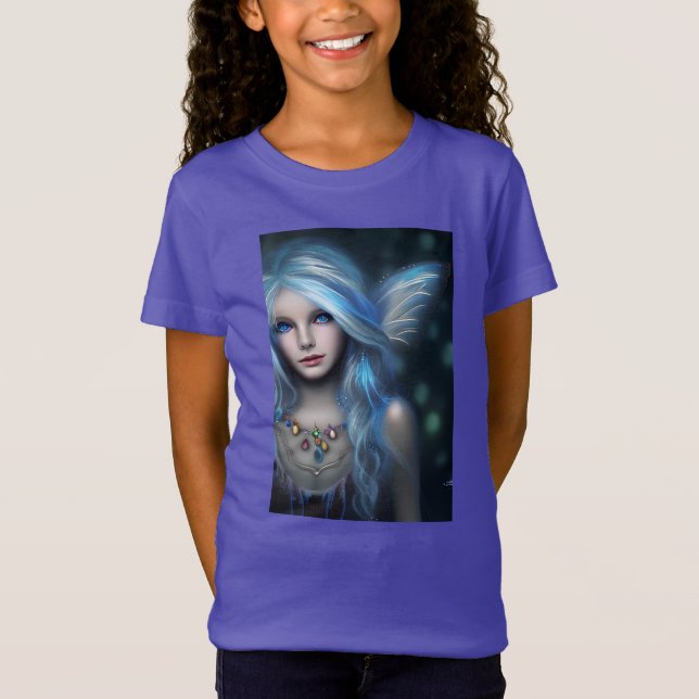 Camiseta Chica de hadas místicas etéreas (Anverso)