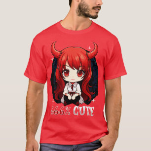 Camiseta Chica de Halloween 666 Cute Chibi