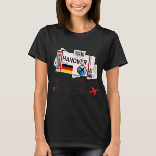 Camiseta Chica de Hanover - Pase de abordaje de Hanover - H