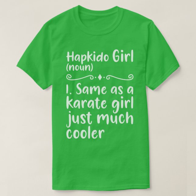 Camiseta Chica de Hapkido (Diseño del anverso)