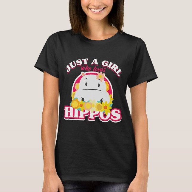 Camiseta Chica de Hippo y Chica de Behemoth de la vaca del  (Anverso)