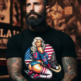 Camiseta Chica de hockey caliente