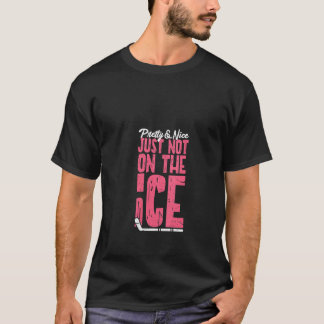 Camiseta Chica de Hockey Femenino Divertida Bonita y Simpát
